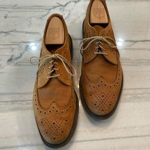 Allen Edmonds Boardwalk lace-ups in soft tan leather